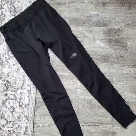 Black Leggings Lightly Fleece Lined 